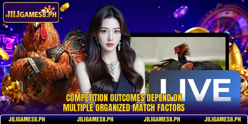 Competition outcomes depend on multiple organized match factors