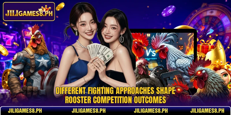 Different fighting approaches shape rooster competition outcomes