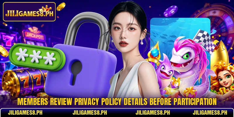 Members review Privacy Policy details before participation