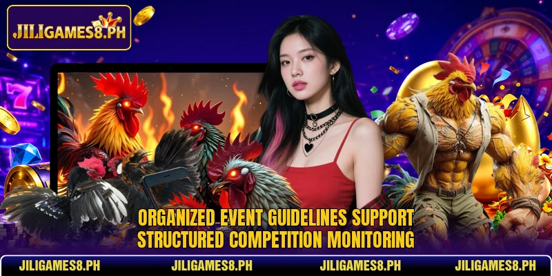 Organized event guidelines support structured competition monitoring