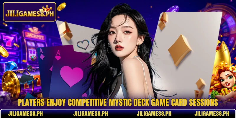 Players enjoy competitive Mystic Deck Game card sessions