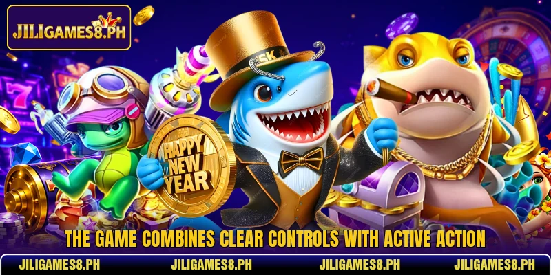 The game combines clear controls with active action