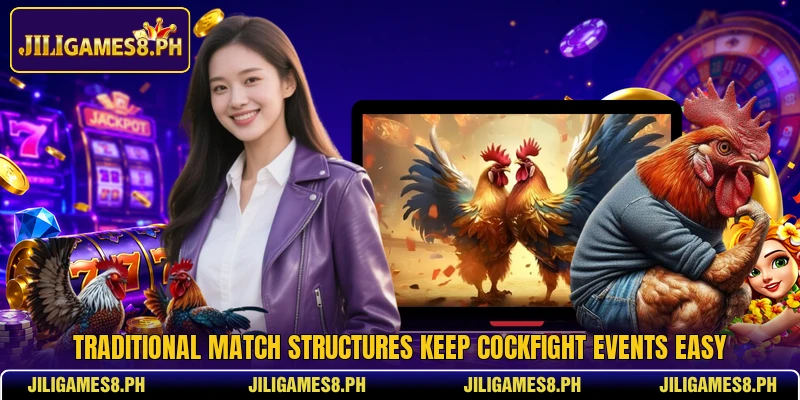 Traditional match structures keep cockfight events easy